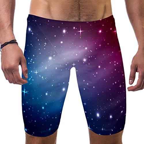Pantalones cortos de natación secado rápido Starry Sky multicolor cómodos en XXL