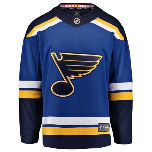 Fanatics Youth St. Louis Blues Home Breakaway Jersey Size L/XL Ages 12-18 Years NHL Licensed Hockey Jersey