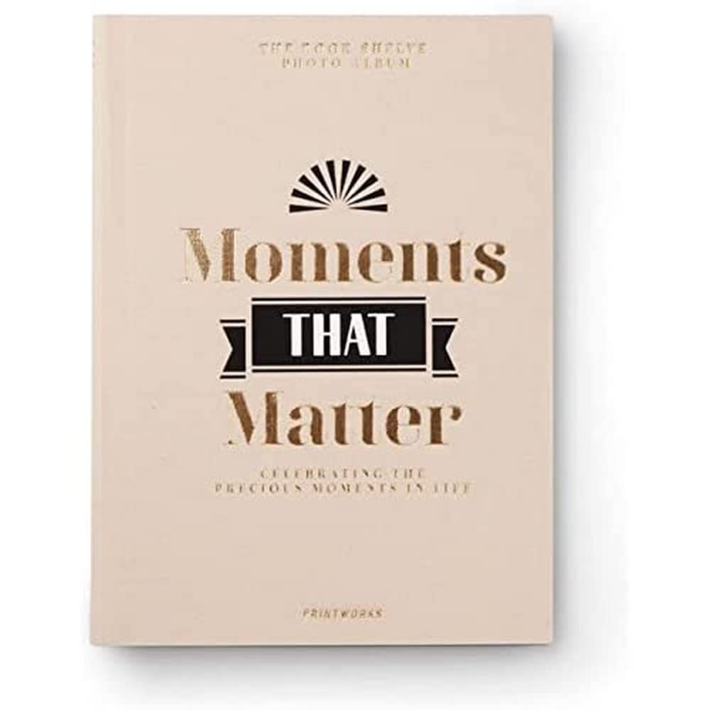 PrintWorks Bookshelf Albums - Moments that Matter Bookshelf Albums Photo Albums Home Interior Decoration, PW00529, One Size, Multi