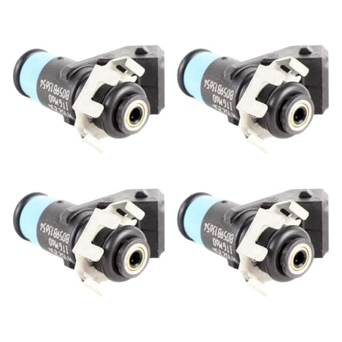4Pcs Fuel Injector Nozzle 8200240488 H029611 Compatible with Renault Engine 1.6 1.4 Compatible with Clio