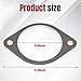 LoloWheat 2pcs Car Exhaust Pipe Flange Gasket Seal Compatible with BMW N54 Engine Replace# 18307553603 18307589343