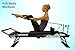 WINDFOOT Pilates Reformer Machine Equipment with 4X22LB Springs & 5X11LB Cords for Home Workout, Foldable Pilates Equipment with Jump Board for All Level Users (Black)