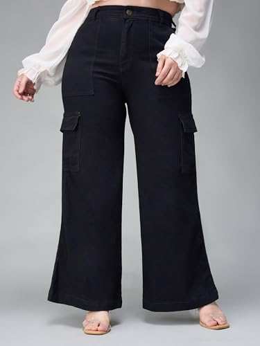 Image of Miss Chase A+ Women's Bootcut High Rise Regular Stretchable Denim Jeans