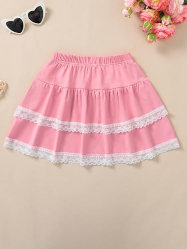 Image of Girls Pleated Skirts Cute Summer Graphic Casual Mini Tennis Skirts
