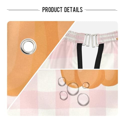 Capa profesional impermeable de corte de cabello con calabazas y flores, cierre ajustable de broche para barbero miniatura 4