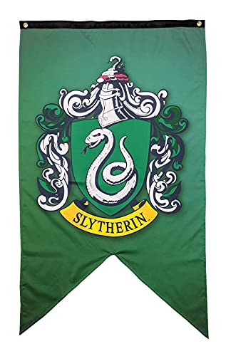 Harry Potter Wall Banner - Large Size 30" x 50" - Indoor Fabric Banner (Slytherin) Harry Potter Wall Banner - Large Size 30" x 50" - Indoor Fabric Banner (Slytherin)