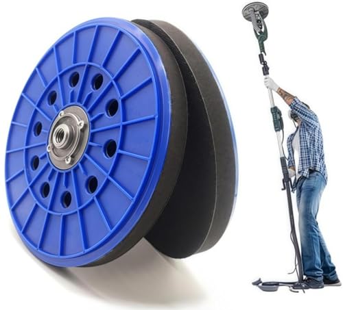 Schleifteller 225mm für Wandschleifer passend für DWS225BT DC R und für Scheppach DS 200 210 900 920 930 10 Loch Klett ideal zum Schleifen und Polieren perfekt für Baustelle