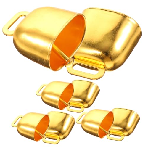 Balacoo Loud Vintage Cattle Bells Anti-Lost Animal Choker 8pcs Metal Pet Bells for Farming Accessories