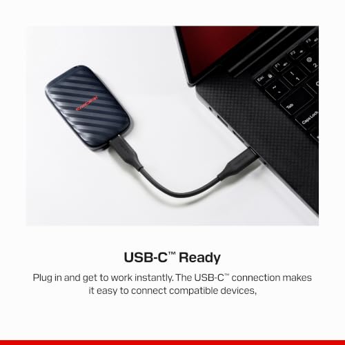 Sandisk 1TB Portable Drive, Up to 600MB/s Read Speeds - Black - image 7