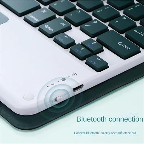 Teclado QWERTY para Xiaomi Pad 8 Pro y 7 en funda de cuero para trabajar en cafeterías 5