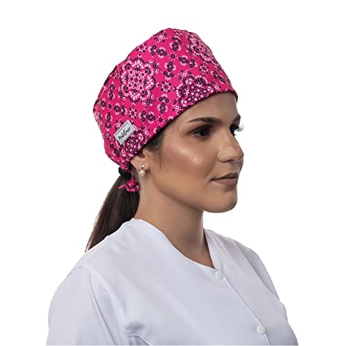 Gorro Cirúrgico Touca Medicina Enfermagem Dentista Bandana Pink