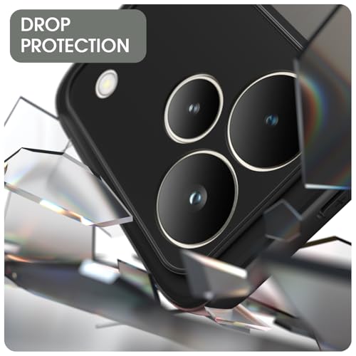 Image of Amazon Basics Back Cover for Realme P4 Pro 5G Compatible with Mag-Safe Smoke Back | Shockproof Design | Hard Transparent Back Case (Black Smoke Mag-Safe)