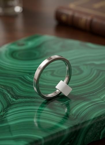 Ringry Stainless Steel Plain Classic Round Band Ring - Image 7