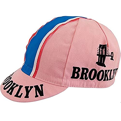 Zeitbike Vintage - Brooklyn Anti Sweat Cotton Cycling Cap (Rosa) #TOP2