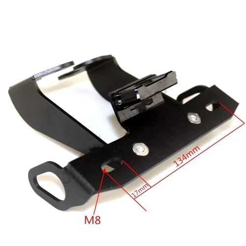 Support de Plaque Moto pour MT09 2017-2020 en Version Courte Épurée