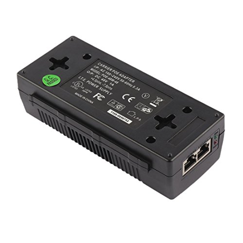 Aexit 48V 1A Adaptador de Red Inyector POE Enchufe US 2 Puertos Alimentador Switch Splitter Powerline miniatura 3