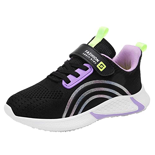 Eliogn Girls Boys Fashion Mesh Lightweight Running Shoes Children's Casual Sneakers