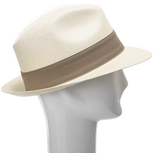 Image of Genuine Havana Retro Panama Straw Hat Classic Lightweight
