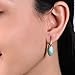 Gempires Lightweight Gemstone Crystal Dangle Earrings Amazonite Handmade Jewelry Hypoallergenic Gold Plated Minimalist Drop Dangle Earrings For Women