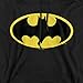 Trevco Batman Bat Logo Men's Black Pullover Hoodie XL