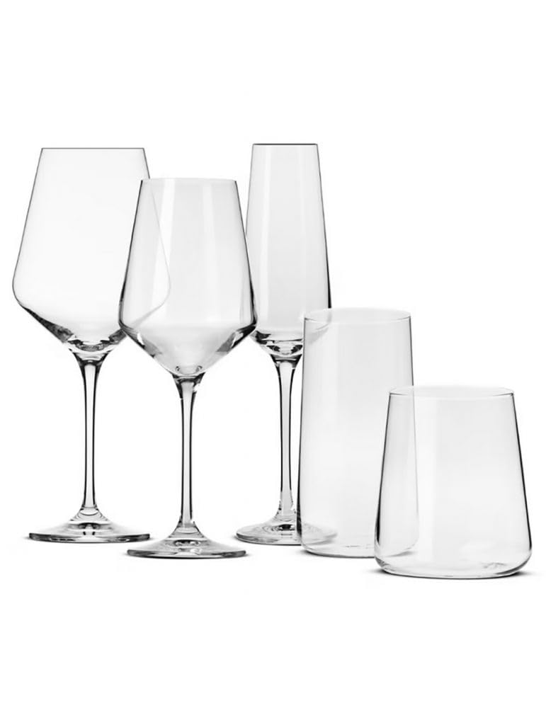 Gläser set 6 teilig -Modern Trinkgläser für Wein - Sektgläser - Weißweingläse - Wine glass - Spiegelau weingläser - Weingläser Set