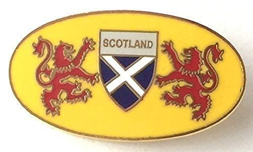 Scotland Lion Rampants & Saltire placcato in oro