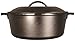 Lodge 7-Quart Cast Iron Dutch Oven – Made in USA, Pre-Seasoned, PFAS-Free & Non-Toxic, Heat-Treated, Induction Compatible, Self-Basting Lid, Durable Multi-Use Cooking Pot for Oven to Table