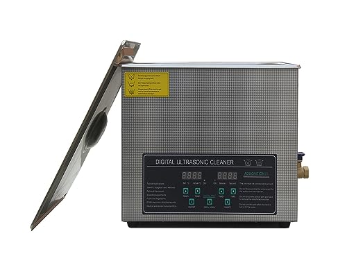 Ultraschallreiniger 15L mit digitalem Timer und Dualfrequenz 40KHz/28KHz für Hardwareteile und Komponenten