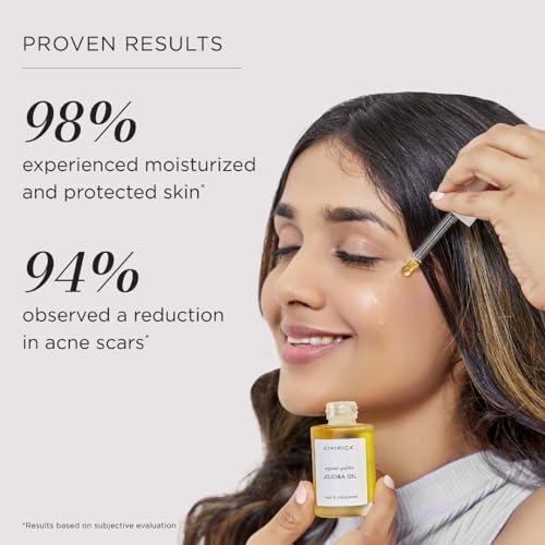 Image of Kimirica 100% pure Jojoba Oil | Virgin & Cold Pressed Oil For Hair & Skin | suitable for all Skin Type | 100% Vegan, organic golden Jojoba Oils (30ml)