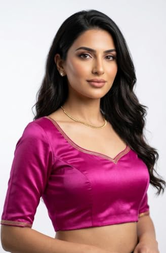 Image of Silk Satin Fabric for Tops, Frocks, Gowns, Blouses, Patiyala, Palazzo