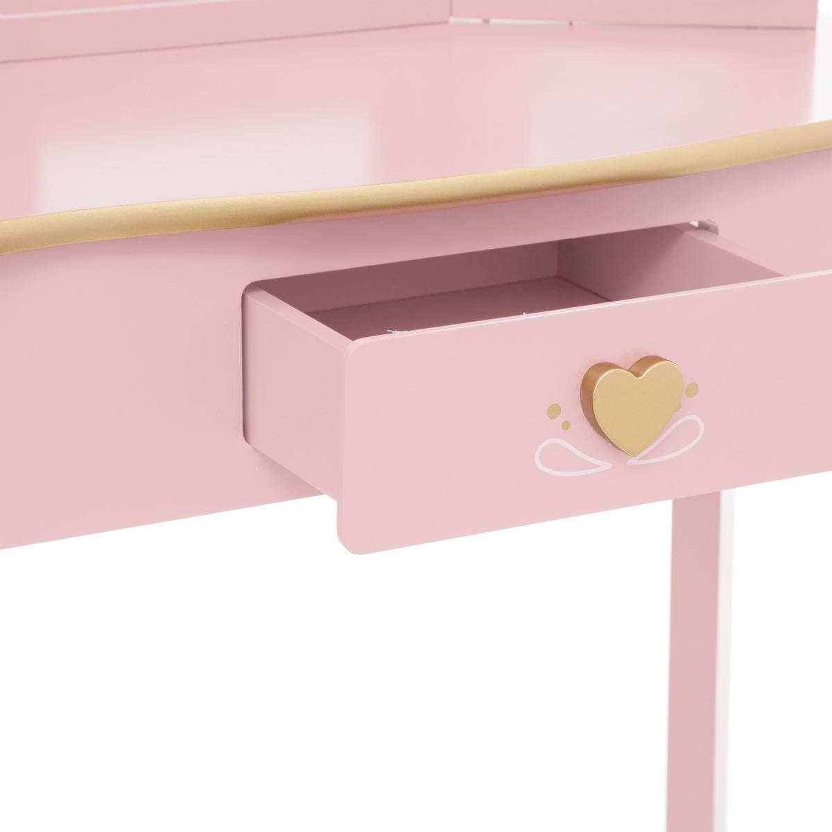 Tocador con Taburete Sissi Rose Atmosphera