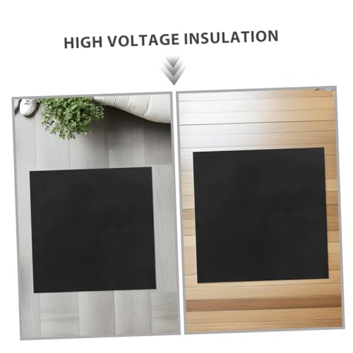 Tapis isolant en caoutchouc 10 KV anti-vibrations étanches 0.5x0.5m - 4