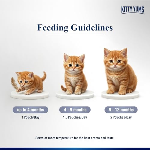 Image of Kitty Yums Kitten Wet Mousse 80g(4+1) Pack of 5, 400g | Chicken | Rich in Protein | Promotes Hydration & Easy to Digest | No Artificial Flavours | Packed with Essential Vitamins & Antioxidants