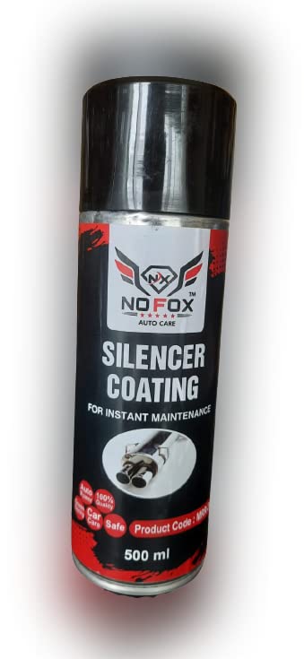 NOFOX Silencer pure Zinc and Aluminum Coating Spray – Car Care/Car Accessories/Automotive Products (500 ml)