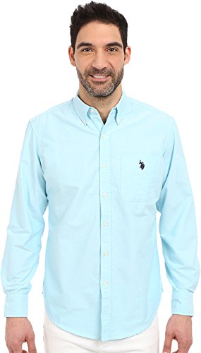 U.S. Polo Assn. Men's Long Sleeve Solid Oxford Shirt