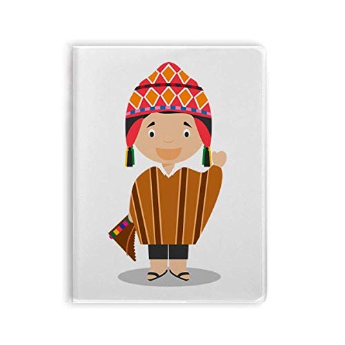 Carnet motif chapeau du Pérou couverture souple idée cadeau papeterie