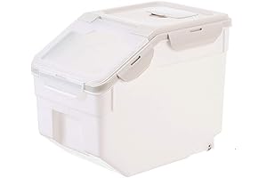WINIAER Pet Food Storage Container, Stackable Airtight Storage for Dog Food