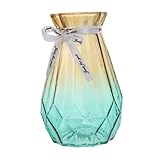 Vase à fleurs irisé - petit pot de fleurs décoratif, élégant vase à fleurs en verre pour apporter une beauté naturelle à votre maison ou votre bureau, vase irisé