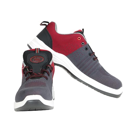Image of Allen Cooper ACF 11711 Safety Shoe | Anti-Skid, Antistatic, 200J Steel Composite Cap, Heat, Water & Oil Resistant, Lightweight