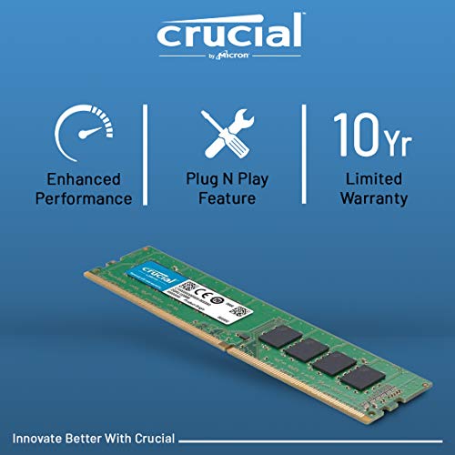 Crucial Basics 8GB DDR4 1.2v 2666Mhz CL19 UDIMM RAM Memory Module for Desktop, Green - Image 4