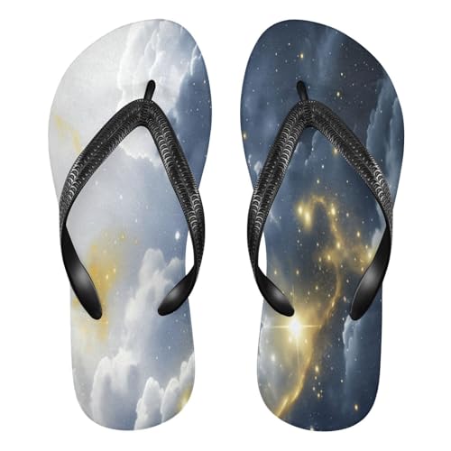 STAYTOP Dreamlike Universe Like Sky Flip Flops Sandals of Men's & Women's,Sandals Beach Slippers Shower Slides