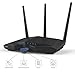 Tenda AC18 Wireless-AC1900 Dual Band Gigabit Router,1300Mbps at 5GHz, 600Mbps at 2.4GHz,4 High Speed LAN Ports, USB 3.0 Port, Guest Network (AC18), Black
