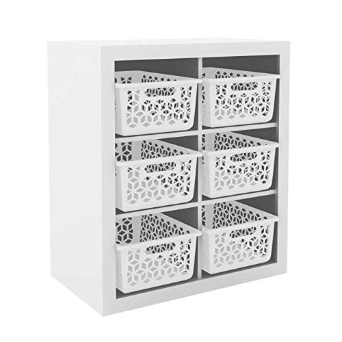 Estante Organizador 6 Nichos OG2201 Tecno Mobili - Branco