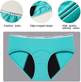 Demifill Teen Girls Period Panties Juniors First Period Starter Underwear Soft Briefs