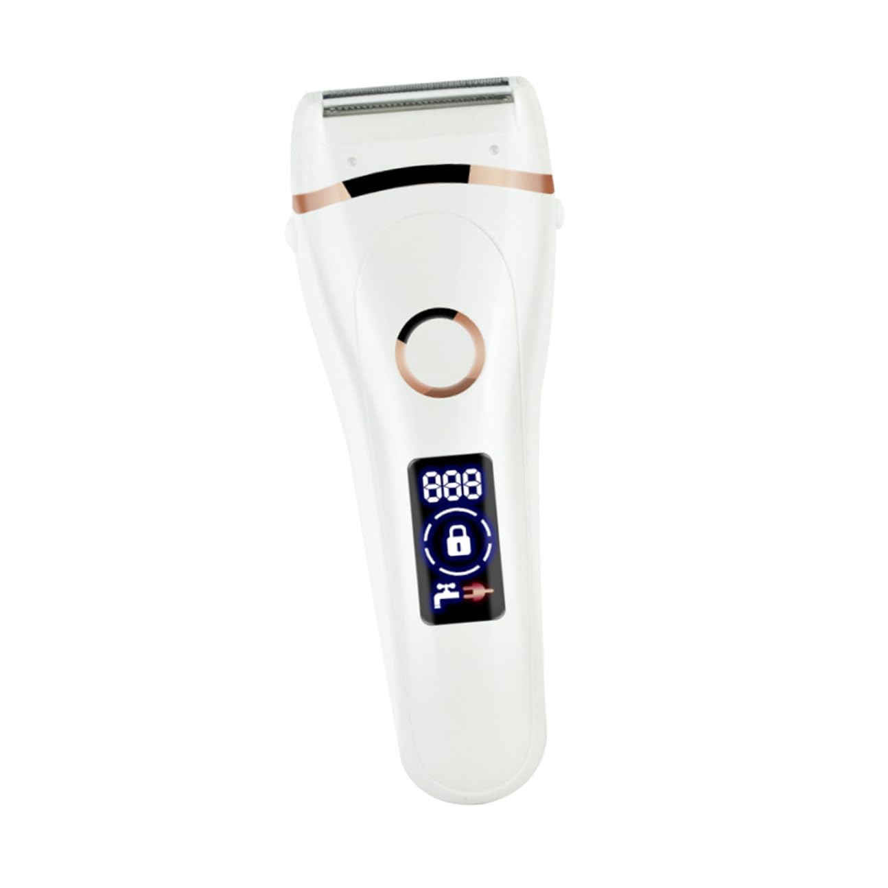 Genérico Recargable USB Afeitadora Mujer Recortadora Facial Corporal con Cuchillas Acero Inoxidable Ligera y Portátil para Cejas Axilas Bikini