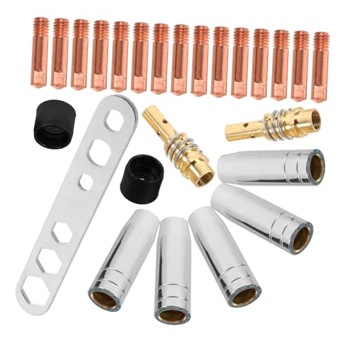 CIYODO 1 Set Welding Accessories Set The Tools Wrench Welder Nozzles Welding Nozzle Tip Welding Torch Nozzle Welder Nozzle Tip Welding Accessory Welding Consumables Accessories Copper