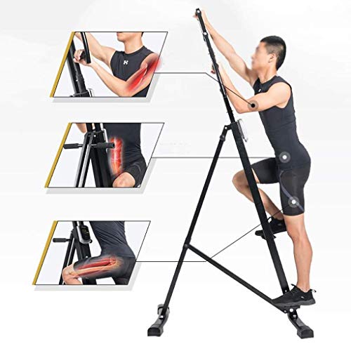 Image of Vertical Climber Exercise Machine Heavy Duty Folding Climbing Machine for Home Workout, Fitness Stair Climber with LCD