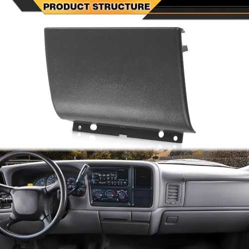 Panel para portavasos de tablero gris oscuro para Chevy Silverado miniatura 6