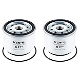 2 Pack R12T Replacement Filter Elements Fuel Filter/Water Separator, Replaces# Racor S3240 18-7987