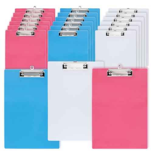 Planchettes à pince A4 transparentes pour bureau et école